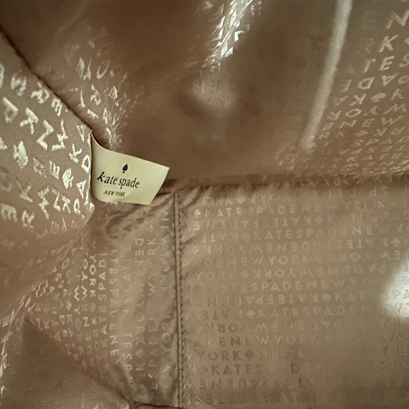 Kate Spade Beige Leather Tote Bag - Picture 7 of 16